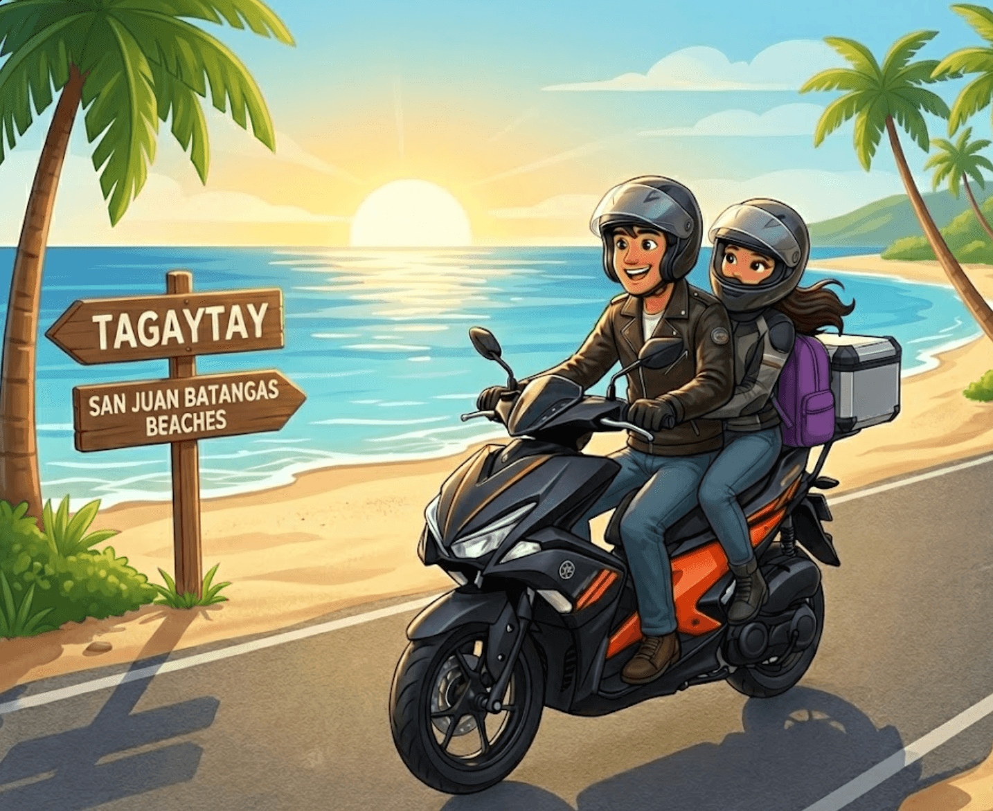 What was their first long ride together? background